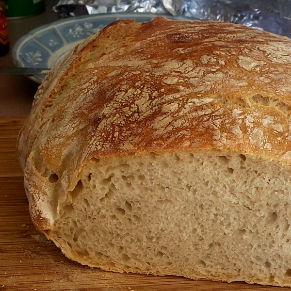 No-Knead Dutch Oven Bread