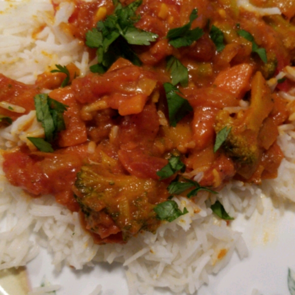 Quick and Easy Vegetable Curry