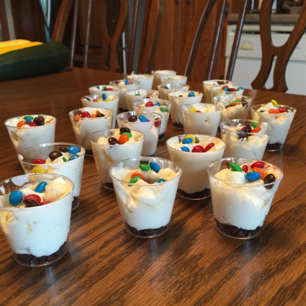 Shot Glass Cream Cheese Dessert