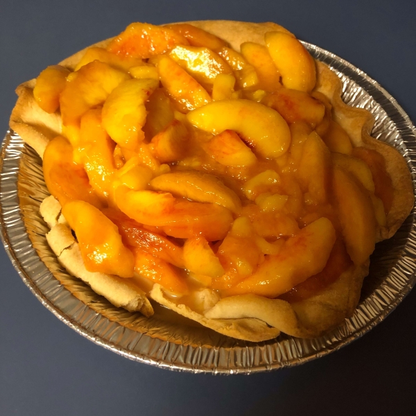No Bake Peach Pie