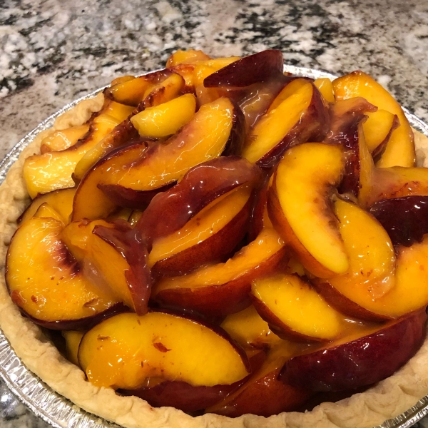 No Bake Peach Pie