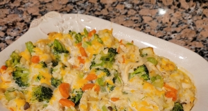 Broccoli, Rice, Cheese, and Chicken Casserole