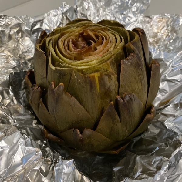 Simply Roasted Artichokes