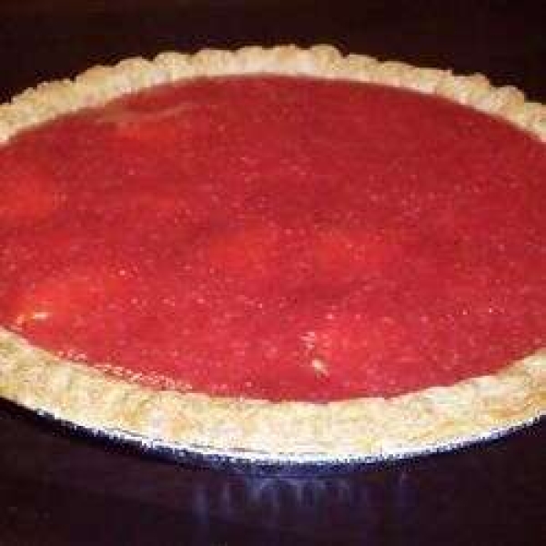 Fresh Strawberry Pie with Orange Liqueur Glaze