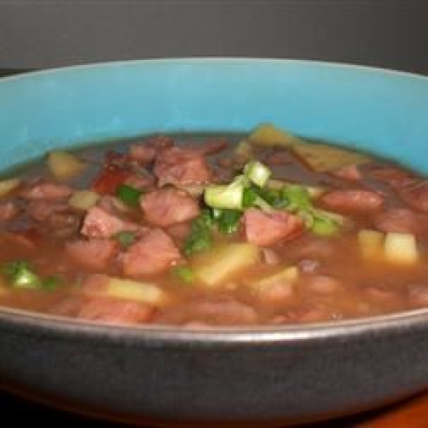 Black Bean, Sausage, and Sweet Potato Soup