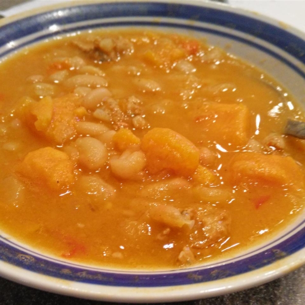 Black Bean, Sausage, and Sweet Potato Soup