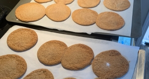 Crackle Top Molasses Cookies