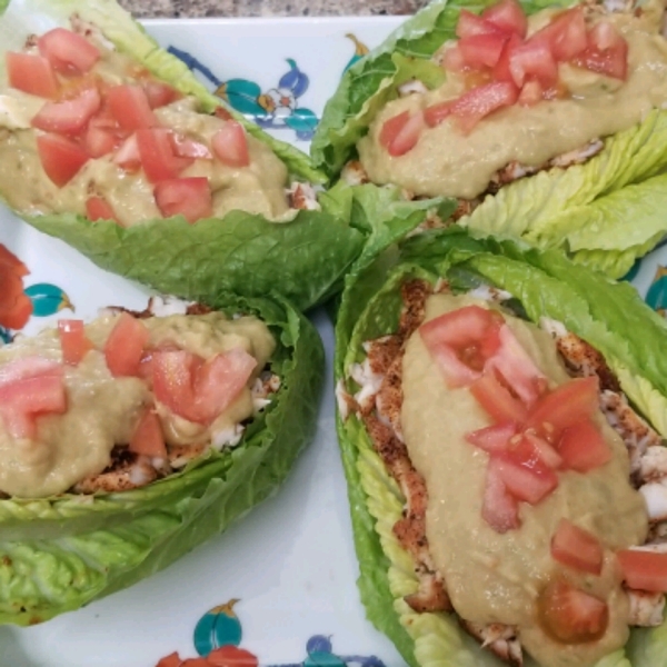 Fish Tacos in Lettuce 