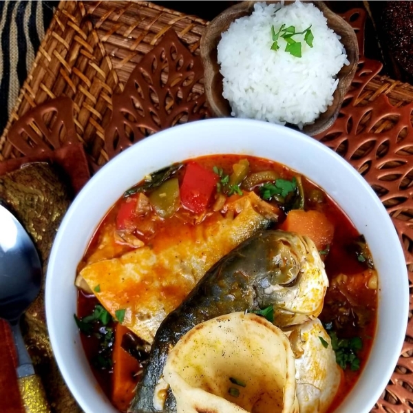African Pompano Fish Stew