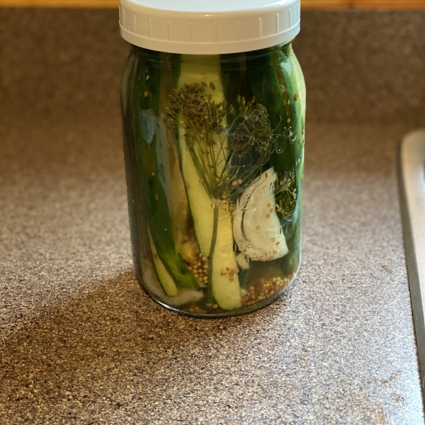 Nothin' Sweet About These Spicy Refrigerator Pickles