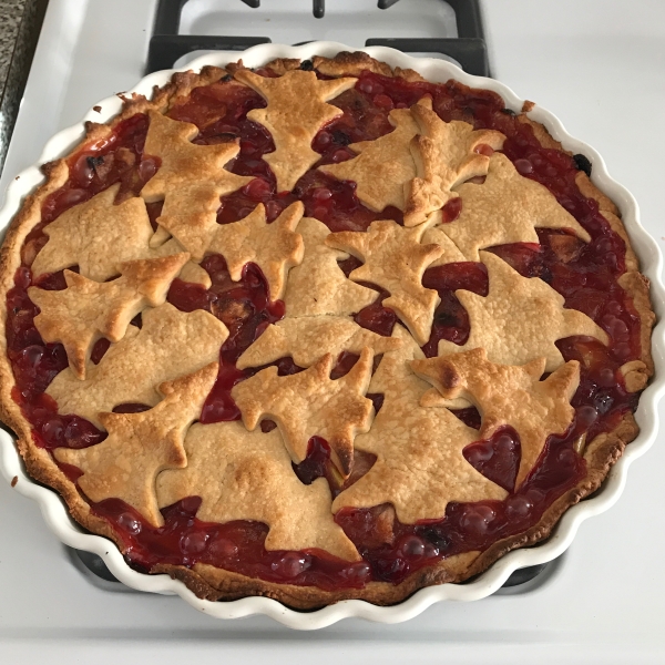 Buttery Cranberry Pie