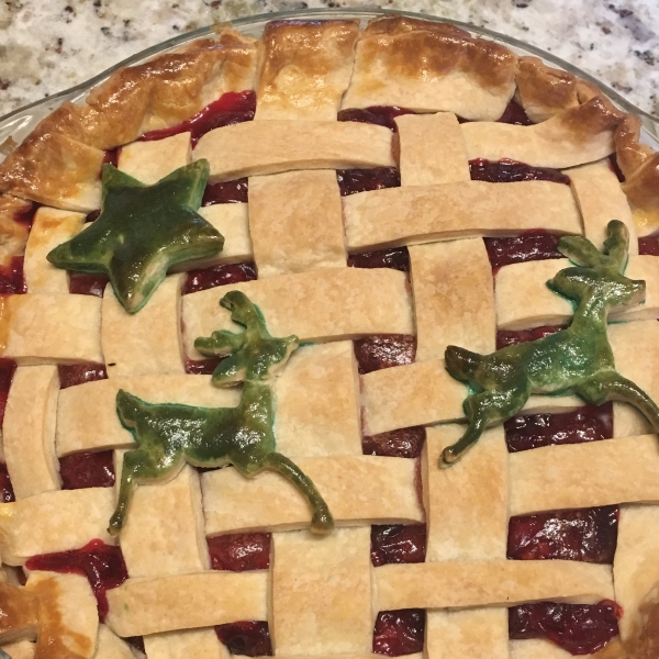 Buttery Cranberry Pie