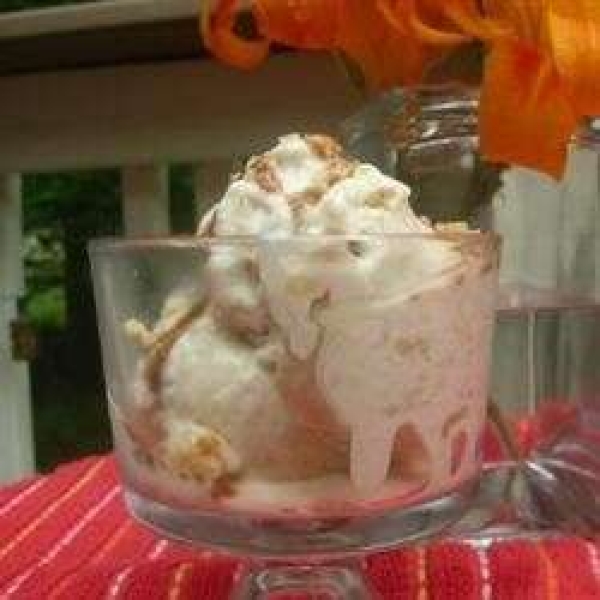 Roasted Banana Whiskey Ice Cream