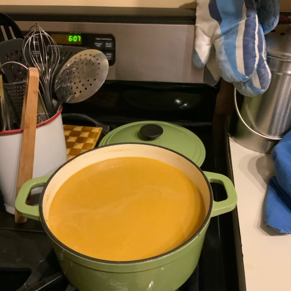 Curried Butternut Squash Soup