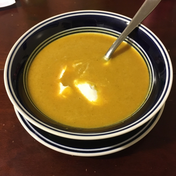 Curried Butternut Squash Soup