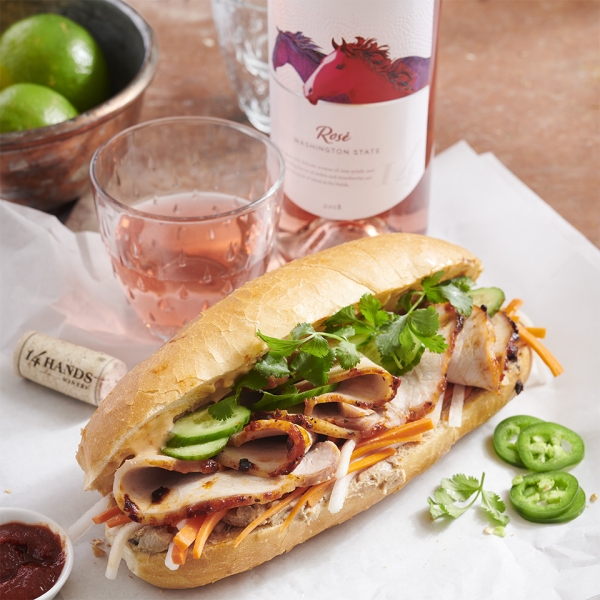 Pork Bahn Mi Sandwich