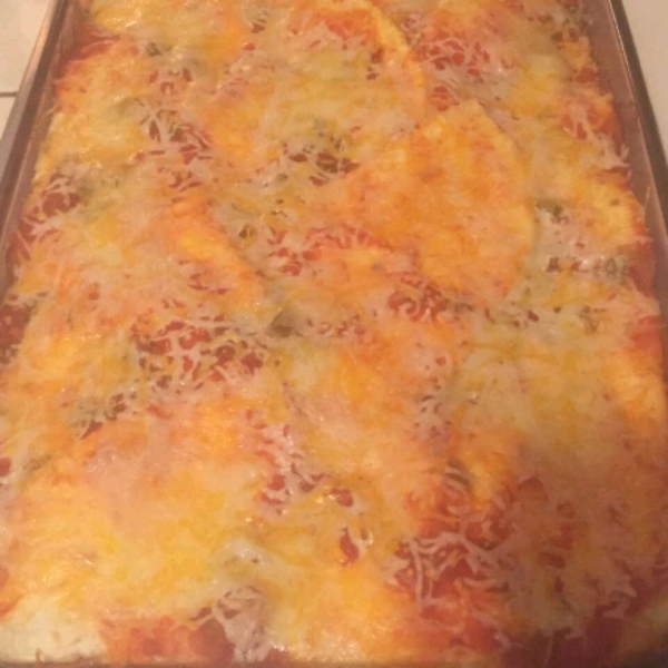 Weeknight Mexican Chicken Lasagna