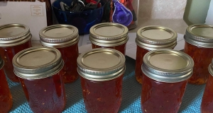 Red and Green Christmas Jalapeno Jelly