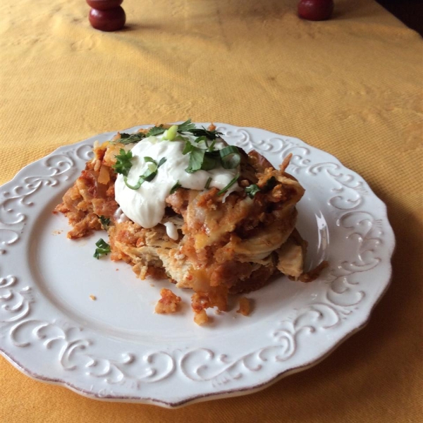 Anne's Chicken Chilaquiles Rojas