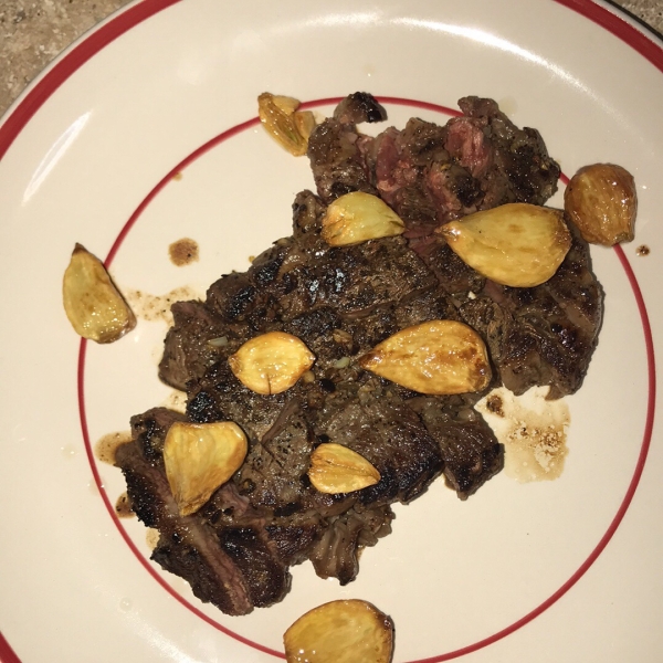 Garlic Steak with Garlic