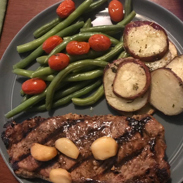 Garlic Steak with Garlic