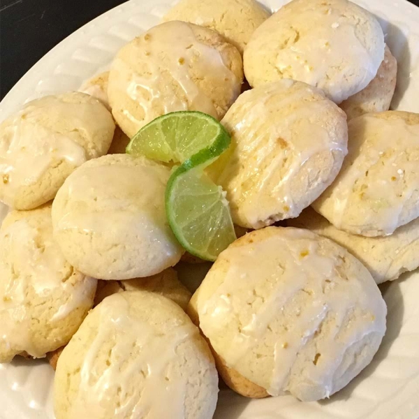 Lemon-Lime Cookies with Lactaid® Cottage Cheese