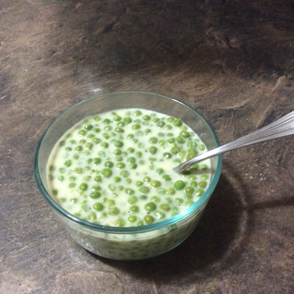 Delicious Creamed Peas