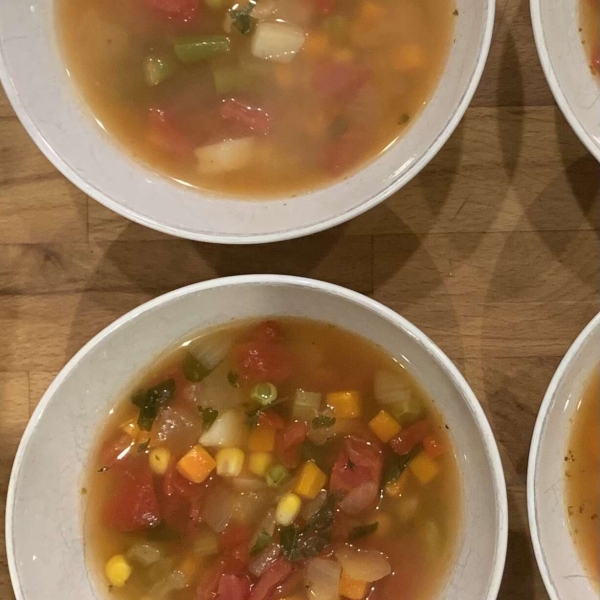 Instant Pot Frozen Vegetable Soup