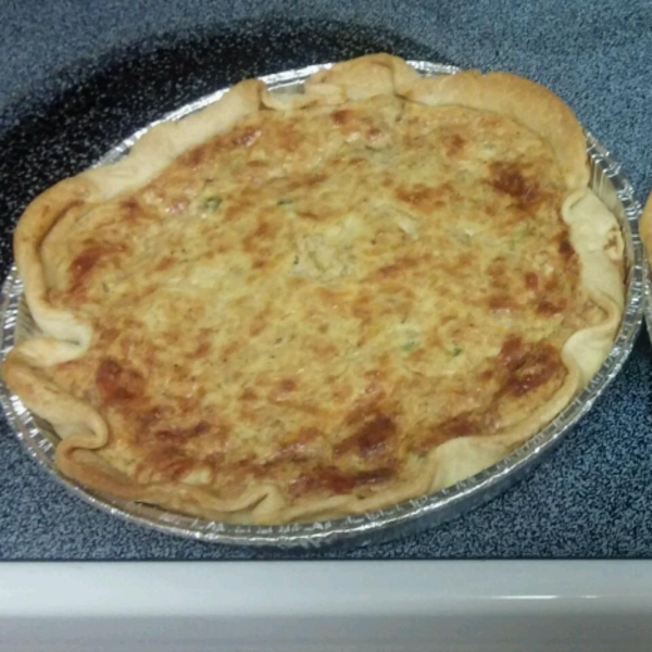 Swiss and Crab Quiche