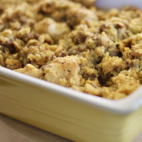 Southwestern Sausage Stuffing