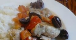 Chicken with Tomatoes and Olives