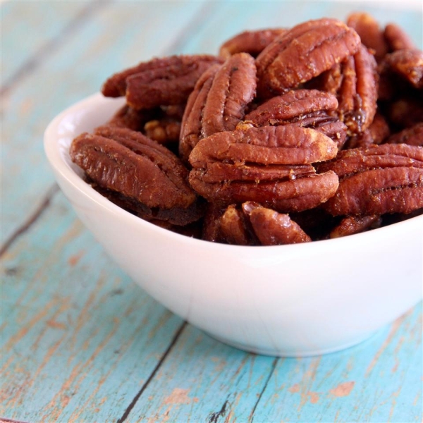 Candied Curried Pecans