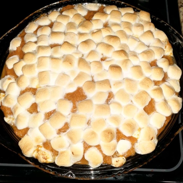 Mashed Sweet Potatoes with Marshmallows