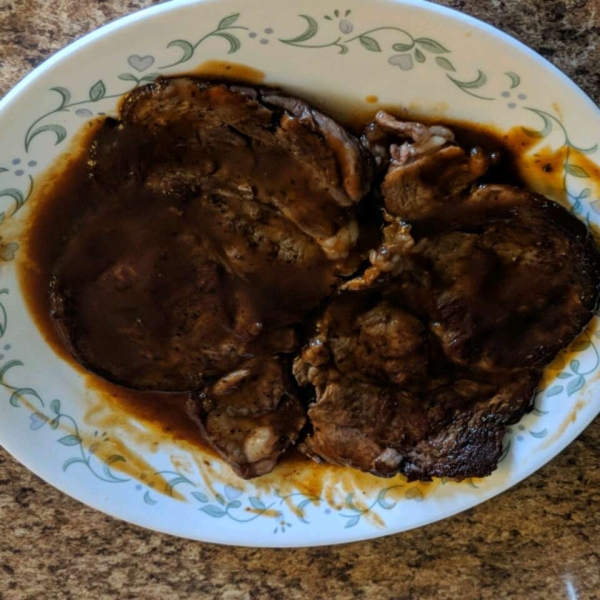 Minute Steaks with Barbecue Butter Sauce