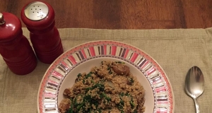 Robin's Quinoa with Mushrooms and Spinach