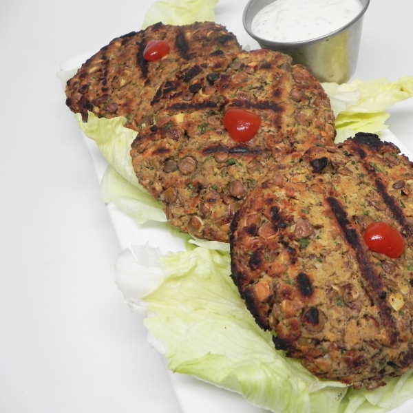 Grilled Lentil Fritters