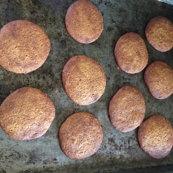 Eggless Ginger Cookies