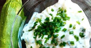 Zucchini Chive Dip