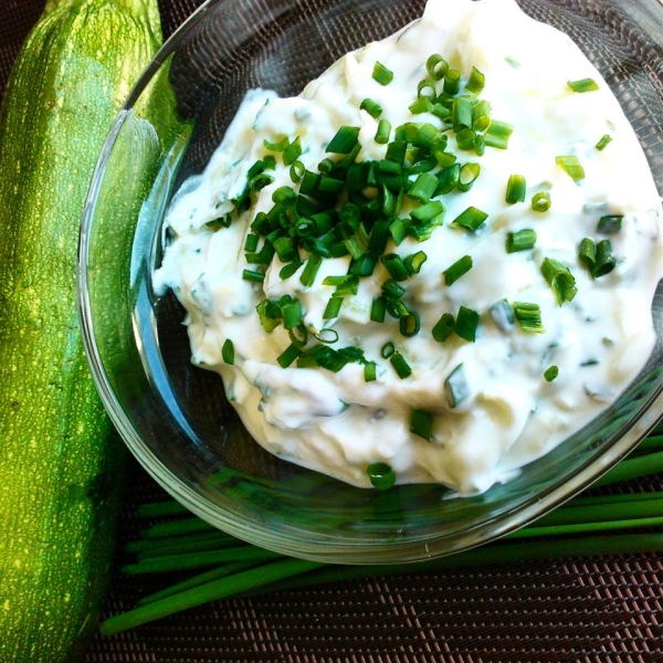 Zucchini Chive Dip