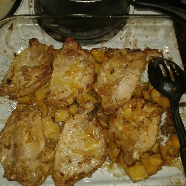 Potato and Pork Bake