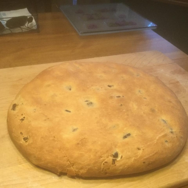 Kalamata Olive and Garlic Bread