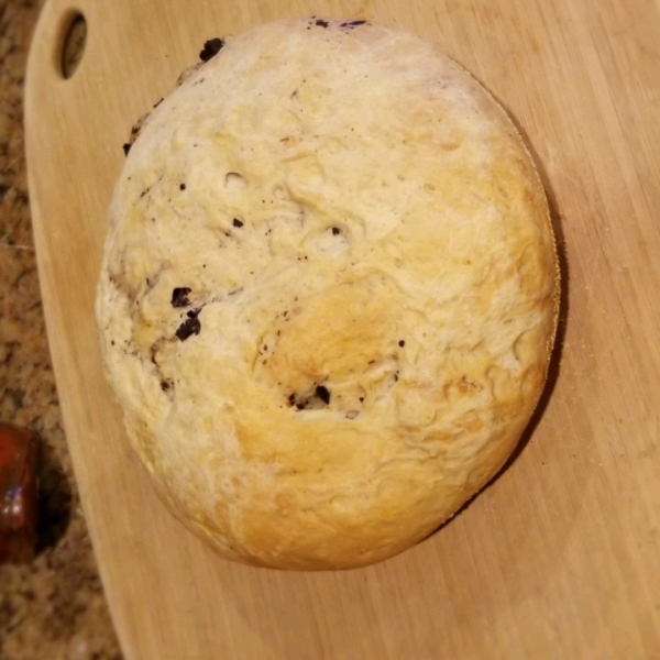 Kalamata Olive and Garlic Bread