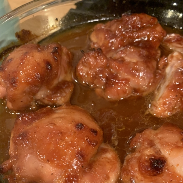 BBQ Chicken Thighs in the Oven