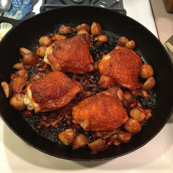 One-Pan Sriracha Chicken and Veggies