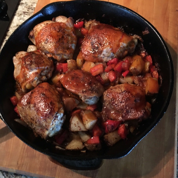 One-Pan Sriracha Chicken and Veggies