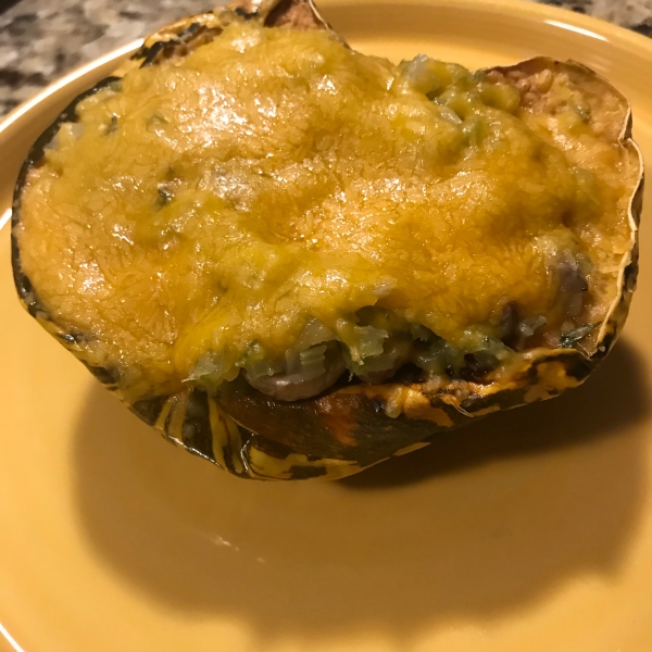 Cheesy Acorn Squash