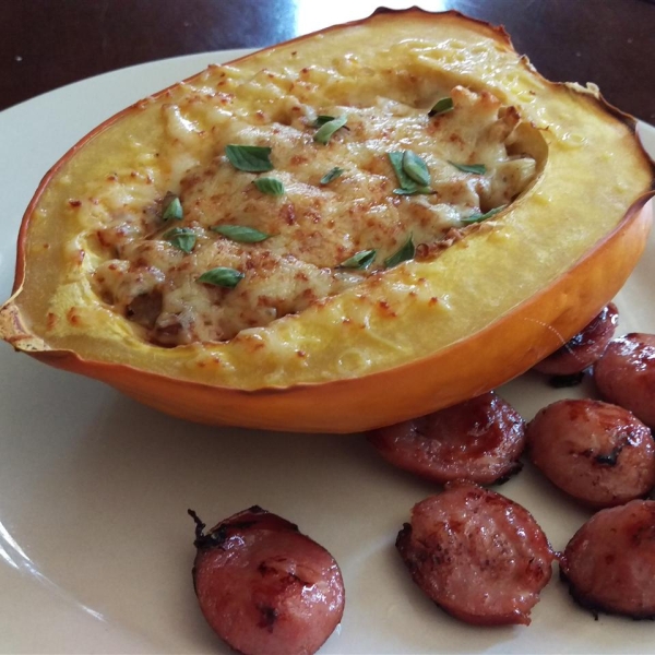 Cheesy Acorn Squash