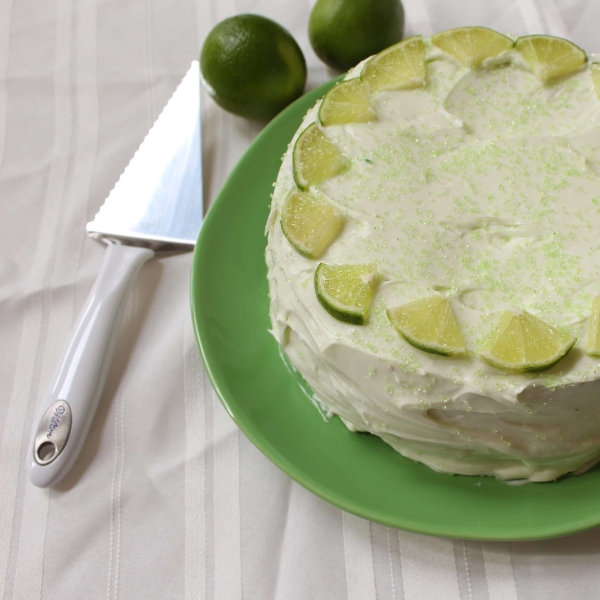 Margarita Cake with Key Lime Cream Cheese Frosting