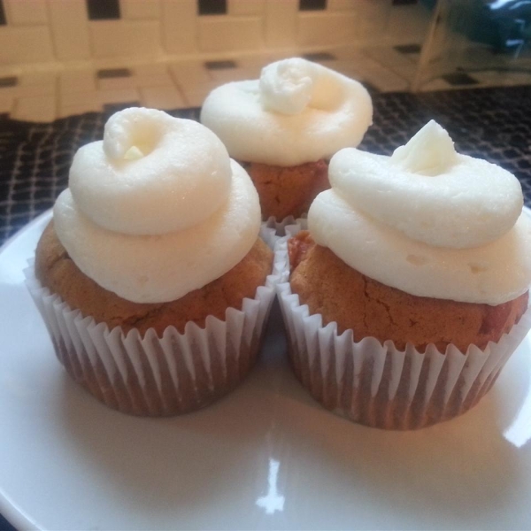 Candied Yam Cupcakes