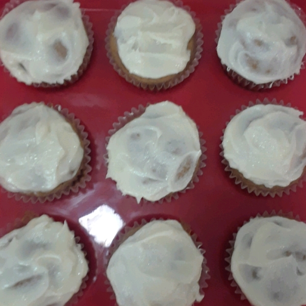 Candied Yam Cupcakes